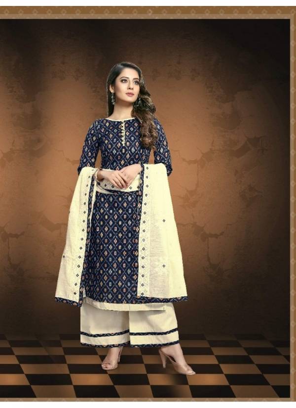 Viva Fashion Patola Printes Latest Traditional Festival Wear Cotton Printed Dress Material With Cotton Dupatta Collection 